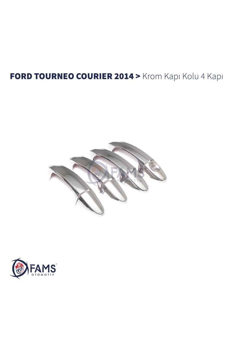 Fams Oto Aksesuar Ford Tourneo Courier Krom Kapı Kolu 4 Kapı 2014 Üzeri P. Çelik
