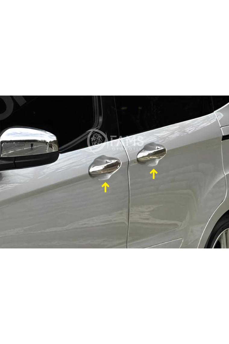 Fams Oto Aksesuar Ford Tourneo Courier Krom Kapı Kolu 4 Kapı 2014 Üzeri P. Çelik