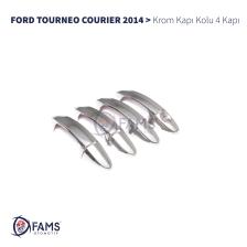 Fams Oto Aksesuar Ford Tourneo Courier Krom Kapı Kolu 4 Kapı 2014 Üzeri P. Çelik