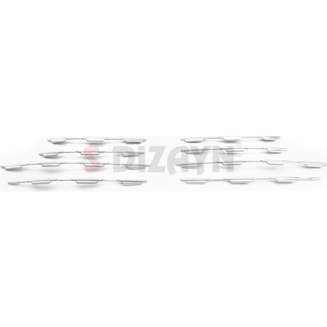 S-Dizayn Fiat Egea Sd Krom Ön Panjur Diamond Model 8 Prç 2020 Üzeri