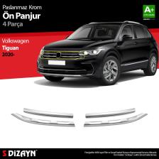 S-Dizayn VW Tiguan Krom Ön Panjur 2020 Üzeri