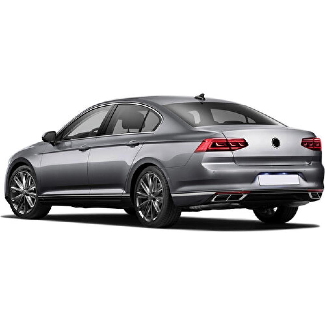 S-Dizayn VW Passat B8.5 Krom Egzoz Görünümü Difüzör 4'lü R Line 3 Parça 2019 ve Üzeri