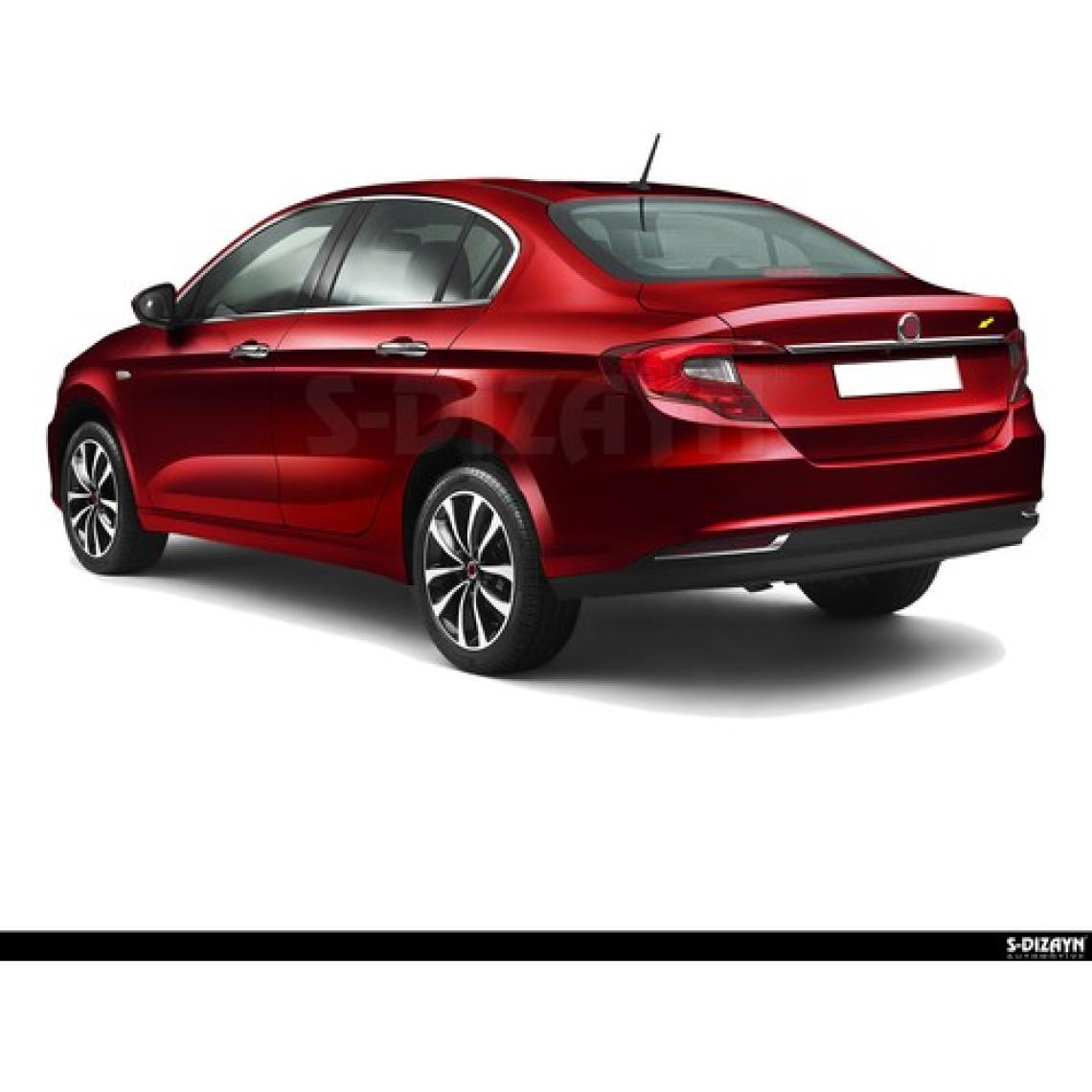 S-Dizayn Fiat Egea SD Krom Bagaj Çıtası 2015-2020 A+ Kalite