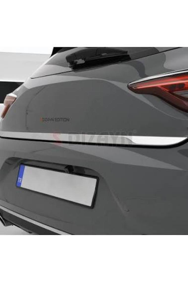 S-Dizayn Renault Clio 5 Krom Bagaj Alt Çıtası 2019 ve Üzeri A+Kalite