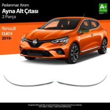 S-Dizayn Renault Clio 5 Krom Ayna Alt Çıtası 2 Parça 2019 ve Üzeri A+Kalite