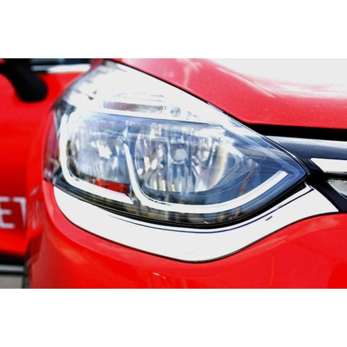 Seda Dizayn Oto Renault Clio 4 Krom Far Kaşı 2 Parça 2012 Sonrası