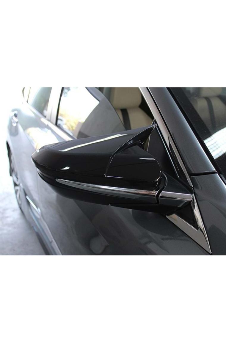 Honda civic fc5 uyumlu ayna kapağı batman yarasa piano black