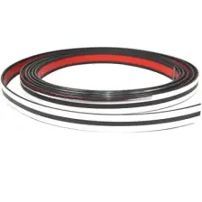 Trend Garaj Çift Şerit Krom 20 mm 3 Metre Nikelaj Şerit