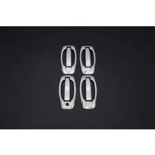 OTOTUNING53 Fiat Fiorino Kapı Kolu 4 Kapı 8 Parça Paslanmaz Çelik (Set) 2007-