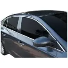Renault Megane 4 Sedan Krom Cam Çerçevesi Aksesuarı 12 Parça 2016 Uyumlu