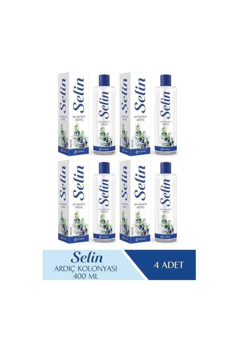 Parfümlü Kolonya Ardıç 400 ml 4'lü Set