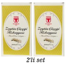2'li Zeytin Çiçeği Kolonyası - 200 Ml Cam Şişede
