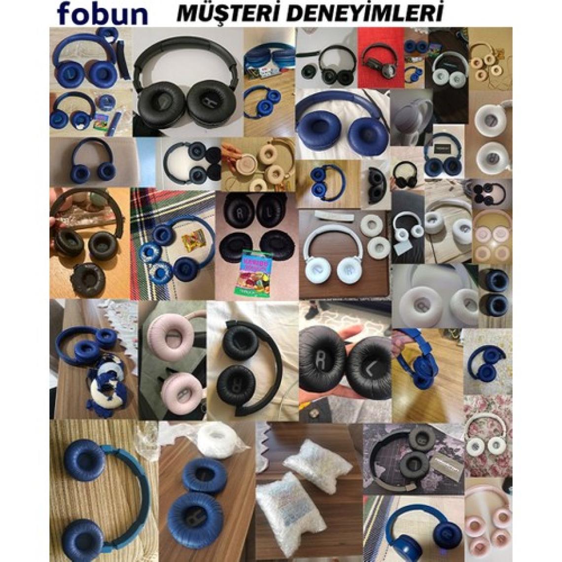 Fobun Jbl Kulaklık Seti T450BT T500BT TUNE600BTNC T660NC Uyumlu Kulaklık Seti Kulaklık Pedi ve Kafa Bandı Jbl 450 500 510 Kafa Pedi Kulaklık Süngeri Yastığı