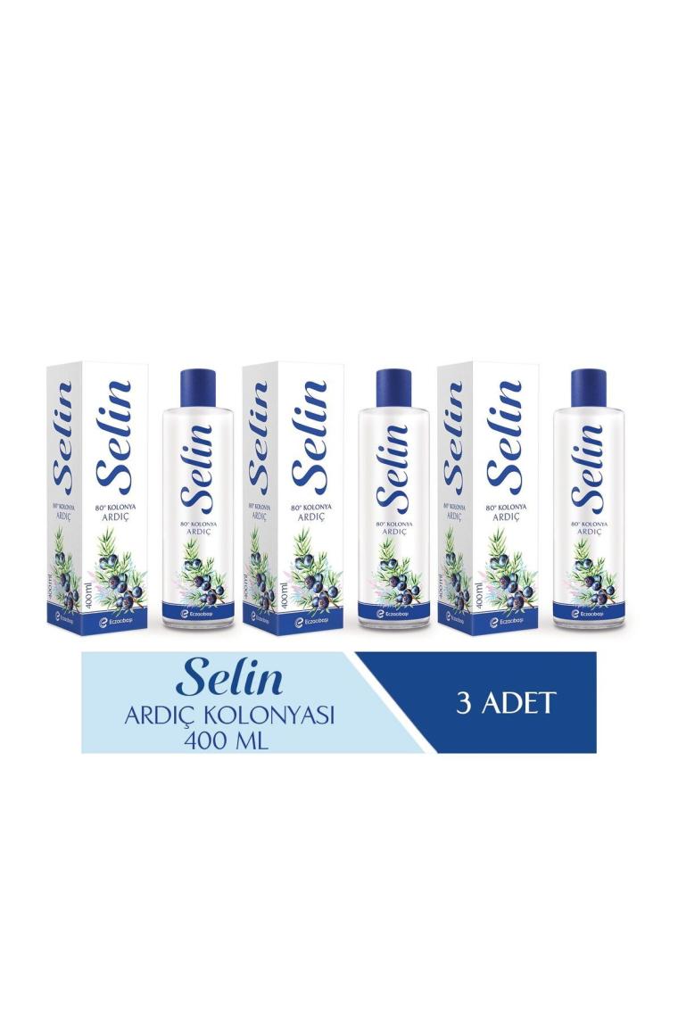 Parfümlü Kolonya Ardıç 400 ml 3'lü Set