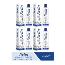 Parfümlü Kolonya Okyanus Esintisi 1600 ml(400*4)