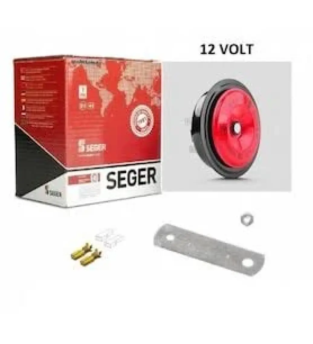 Seger MOTOSİKLET KORNASI SEGER 50F 12 V, 480 HZ (DİDİT) BÜYÜK BOY KALIN SES