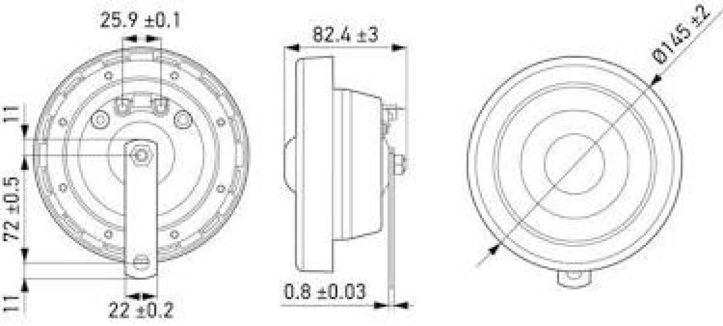 Hella Avant Tone Korna Takımı 12V