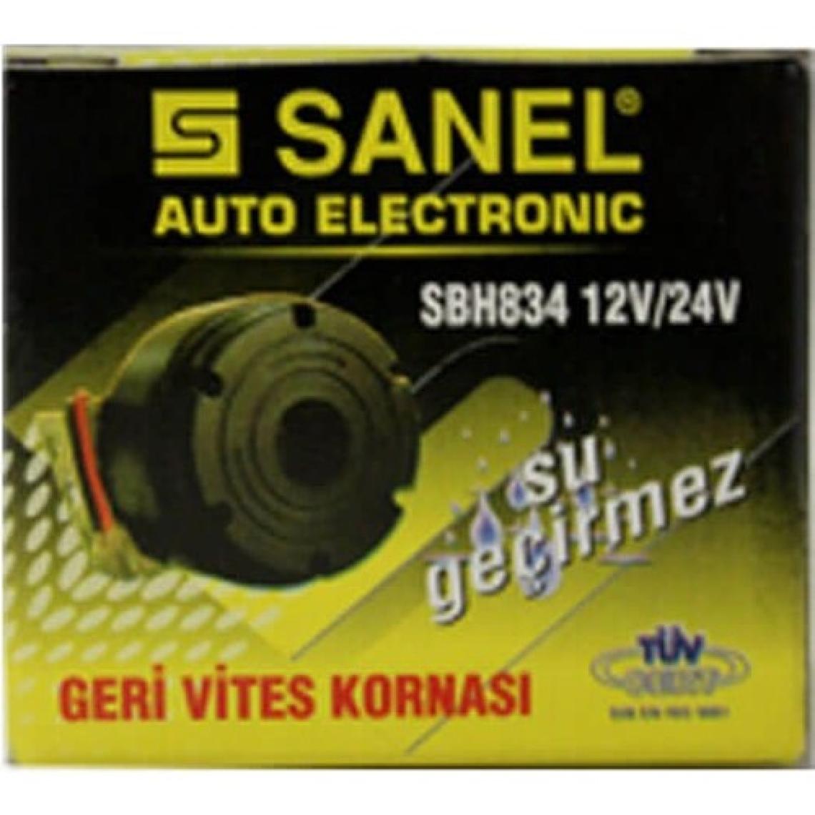 Sanel Korna 12V/24V Geri Vites Su Geçirmez Metal