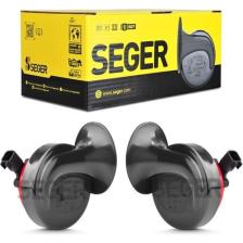 Seger - 60B Salyangoz Korna 12V (Dadat), Kalın-Ince Ses Takım, Delphi 1541 Soket (Fiat, Ford, Nissan, Opel, Chevrolet)