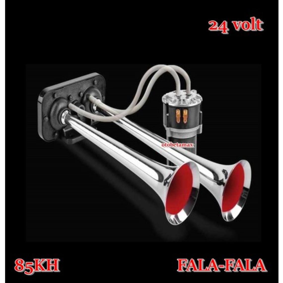 Seger 24VOLT Fala-Fala Kompresörlü Korna Krom 85KH24.000.02K