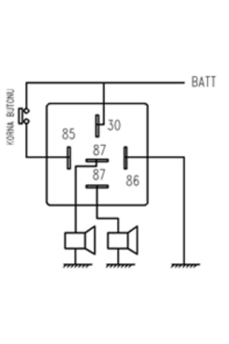 Sanel Röle Titreyen Korna 12 Volt STR107