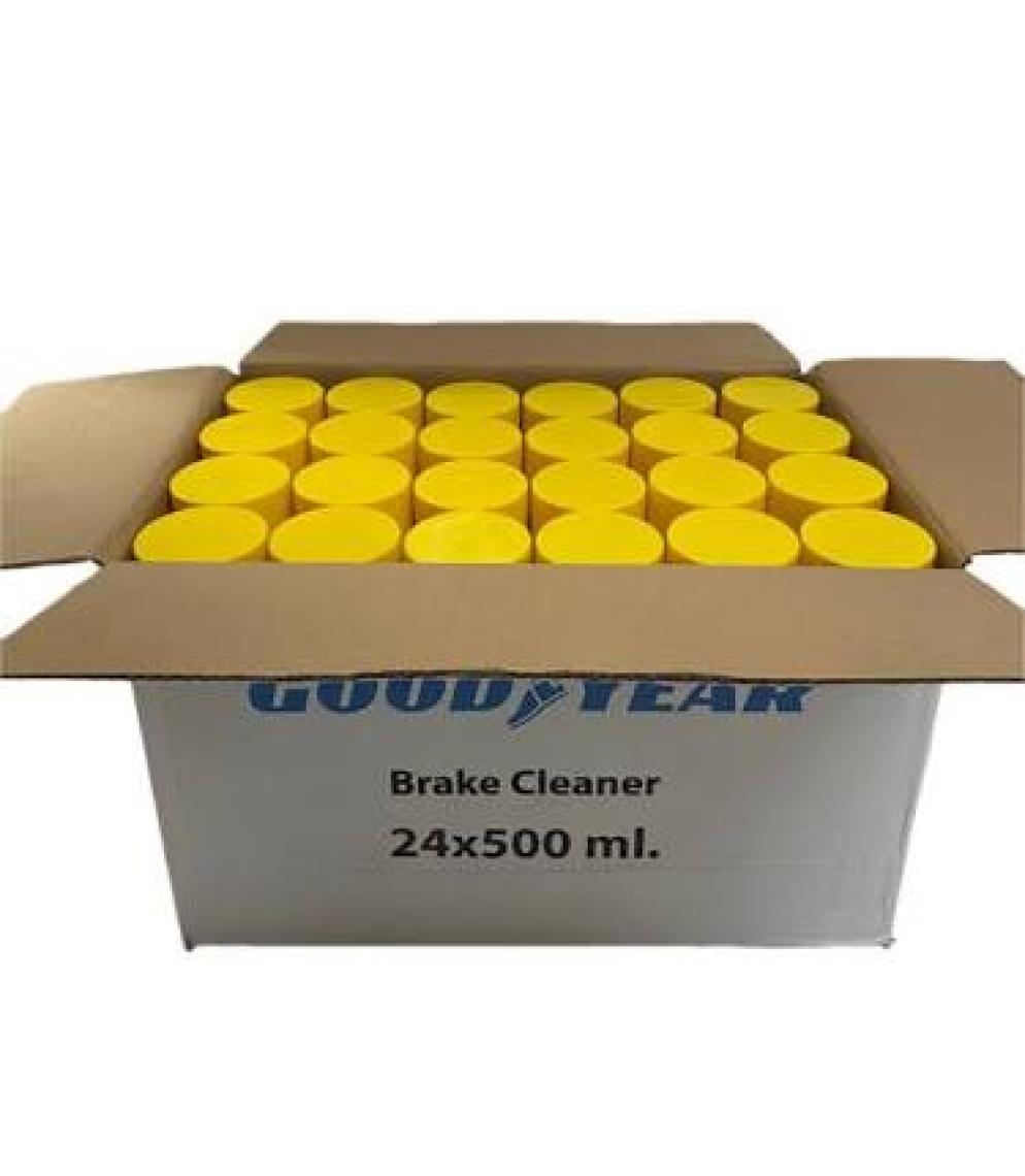 Goodyear Yüksek Sıcaklık Dayanıklı Fren Balata Temizleme Spreyi - Sessiz ve Güvenli Frenleme, 500 ml, Tüm Araçlarla Uyumlu