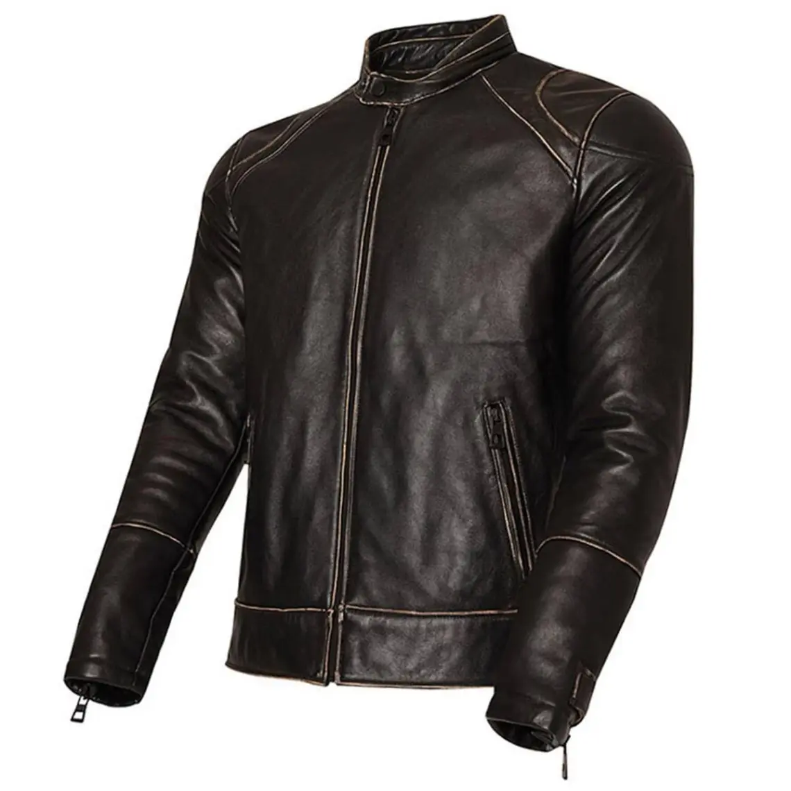 Vexo Vintage Deri Mont Siyah