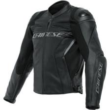 Dainese Racing 4 Siyah Dana Derisi Motosiklet Ceketi – Yansıtıcı Detaylı, Spor ve Şehir Sürüşüne Uygun