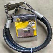 Lidersan Çelik Motorsiklet 2 Metre 12 mm  Kesilmez Çelik Halat Motorsiklet Bağlama Halatı Motorsiklet Zincir
