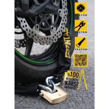 Zintaş Protector MAX14 Motosiklet Kesilmez Zincir Kilit 14MM 200CM
