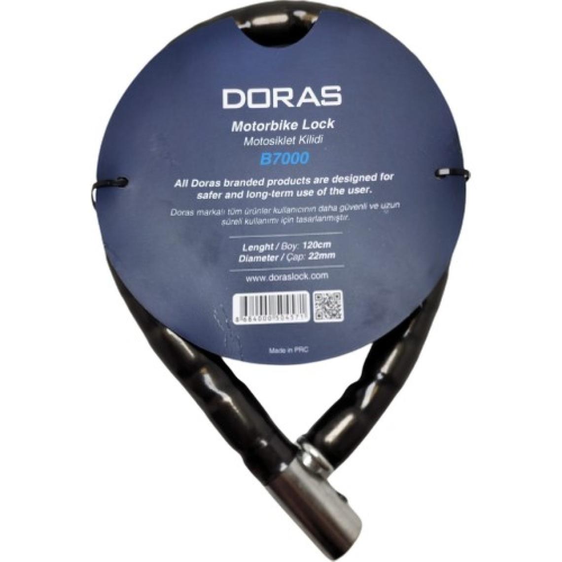 Doras Motosiklet Kilidi B7000 1 Antrasit