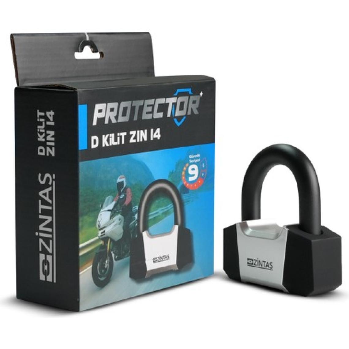Protector MAX14 Motosiklet Kesilmez Zincir Kilit 14MM 150CM