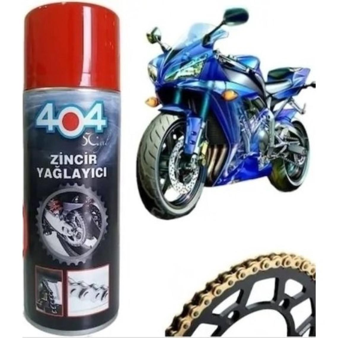 404 Bisiklet- Motorsiklet Zincir Yağlayıcı  Sprey 400 ml