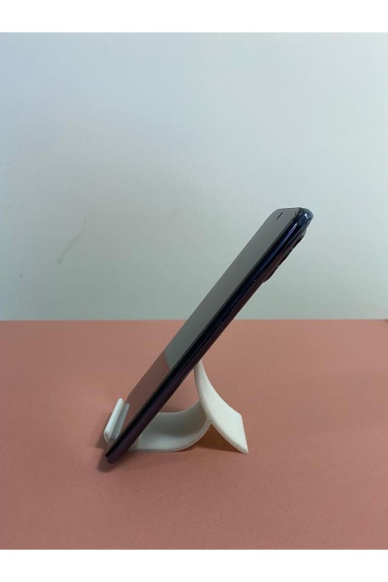 3D Baskı 2'li telefon tutacağı Beyaz 82*45