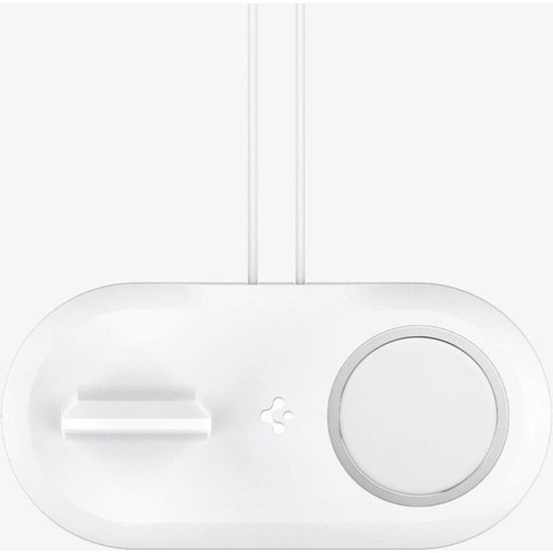 Spigen MagFit Duo AMP02796 2in1Beyaz MagSafe Docking Station
