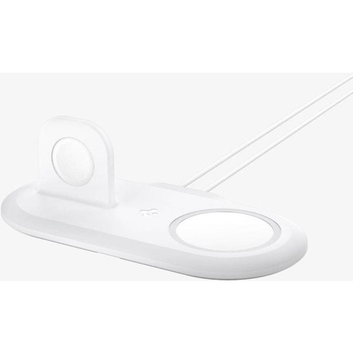 Spigen MagFit Duo AMP02796 2in1Beyaz MagSafe Docking Station