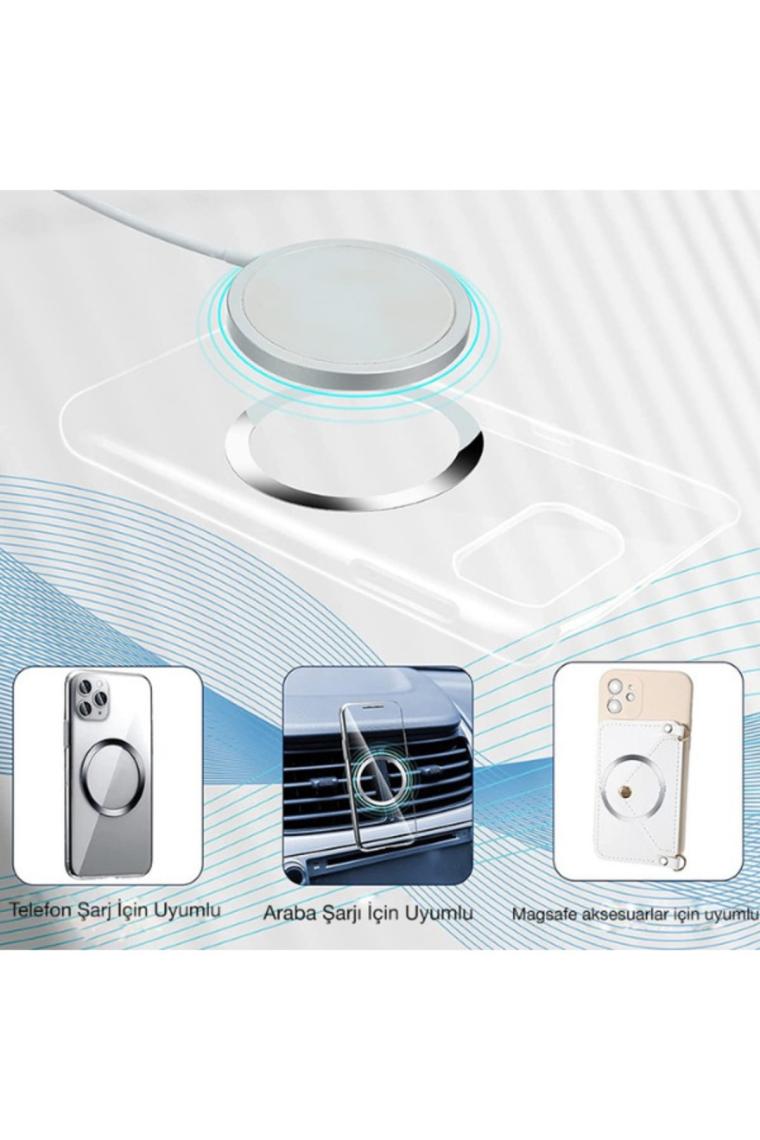 Livx Power Metal Magsafe Halka Yüzük Ring iPhone 8 ve Üstü Modeller ile Uyumlu Lvrng