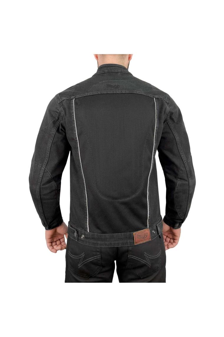 The Biker Jeans Grey Ice Korumalı File Motosiklet Kot Montu Erkek