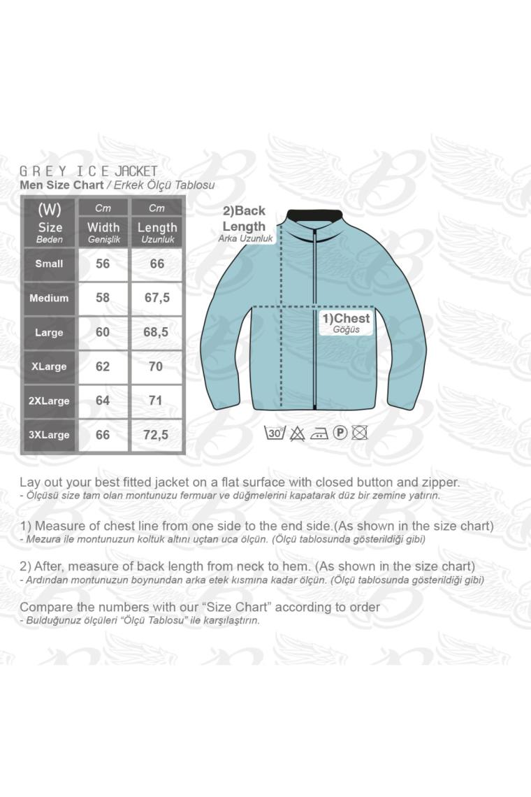 The Biker Jeans Grey Ice Korumalı File Motosiklet Kot Montu Erkek