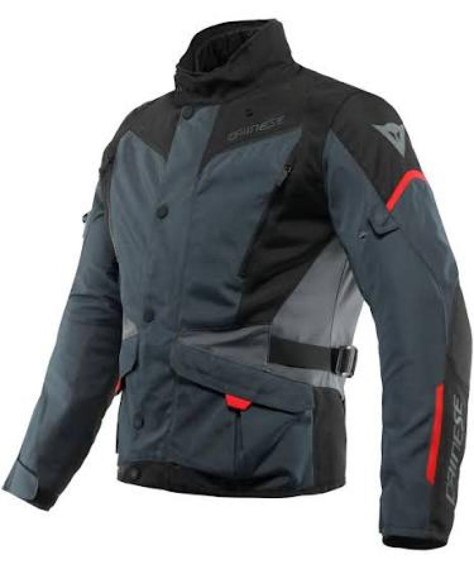 Dainese Tempest 3 Ebony Black Lava Red D-Dry Mont