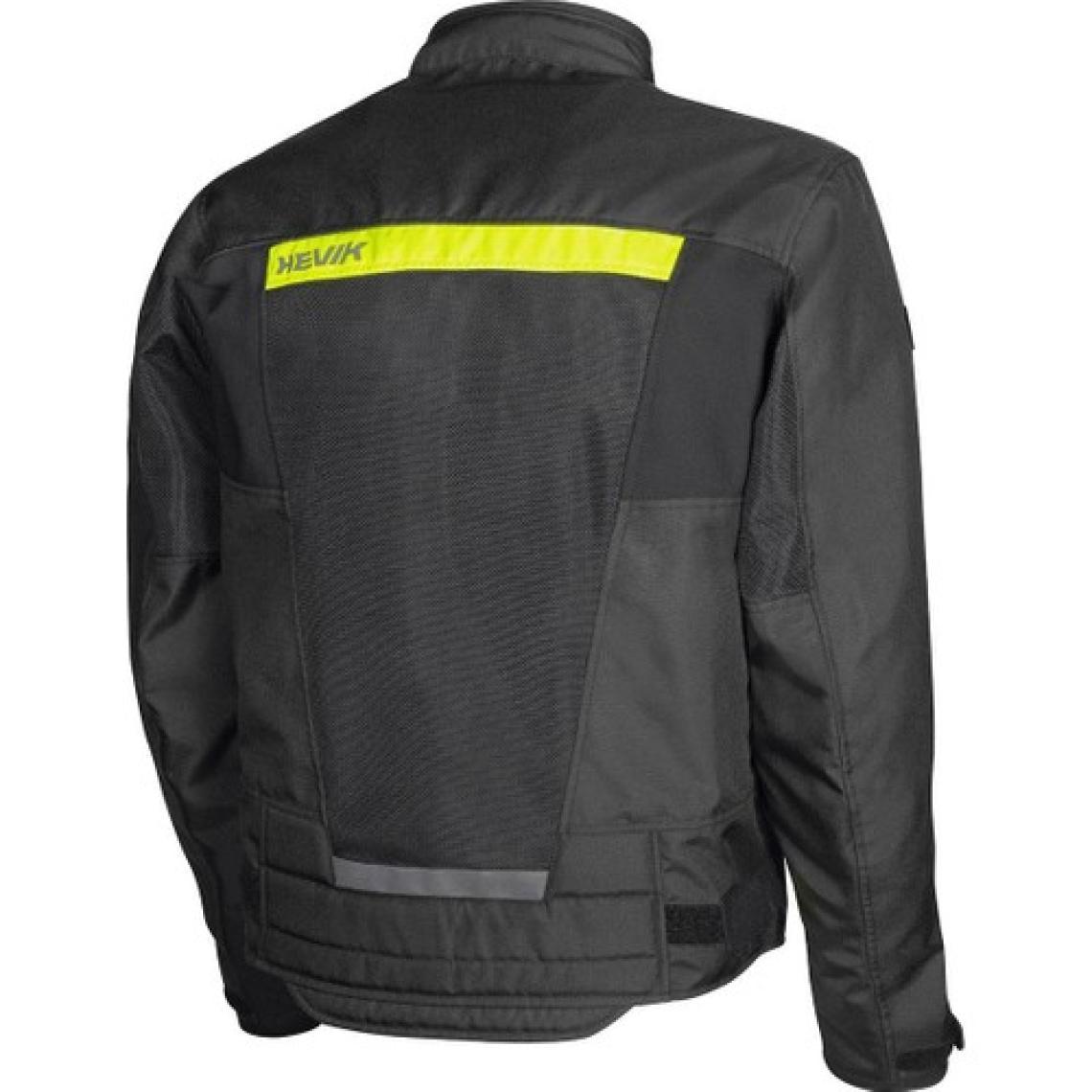 Hevık Scırocco Korumalı Yazlık Motosiklet Montu Siyah-Neon Sarı