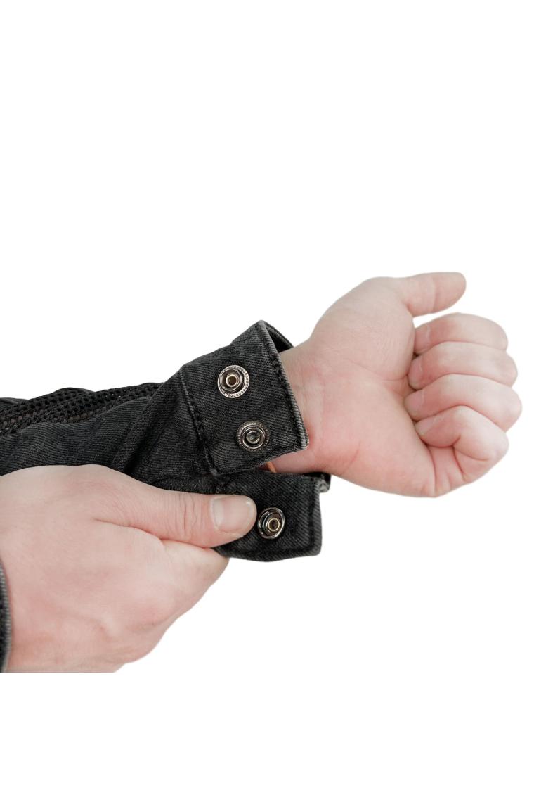 The Biker Jeans Grey Ice Korumalı File Motosiklet Kot Montu Erkek