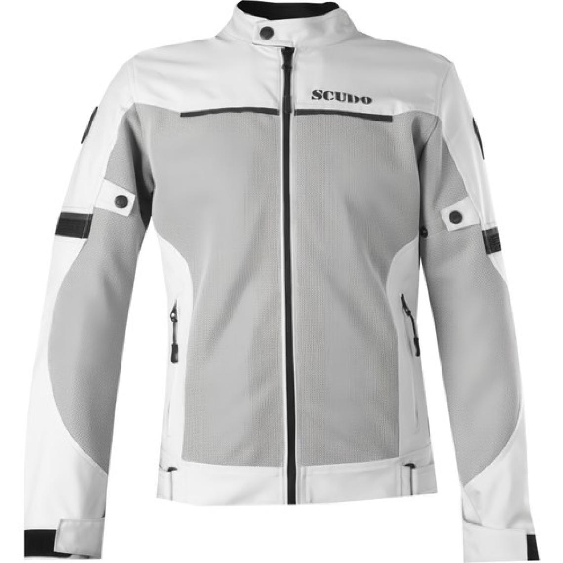 Scudo Milano Gri Yazlık Fileli Erkek Motosiklet Montu - 6xl