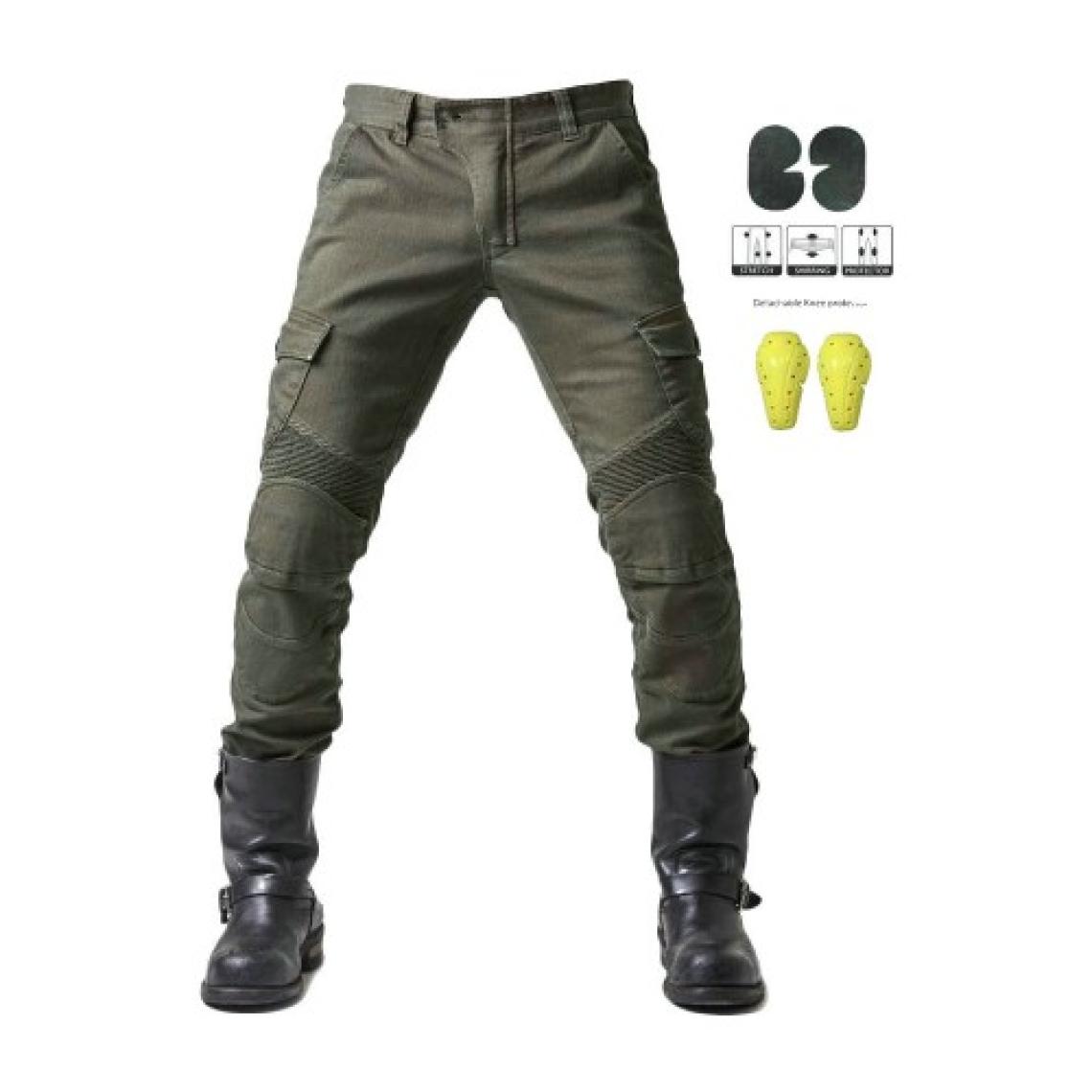 Erkek Dört Mevsim Streç Denim Motosiklet Pantolonu (Yurt Dışından)