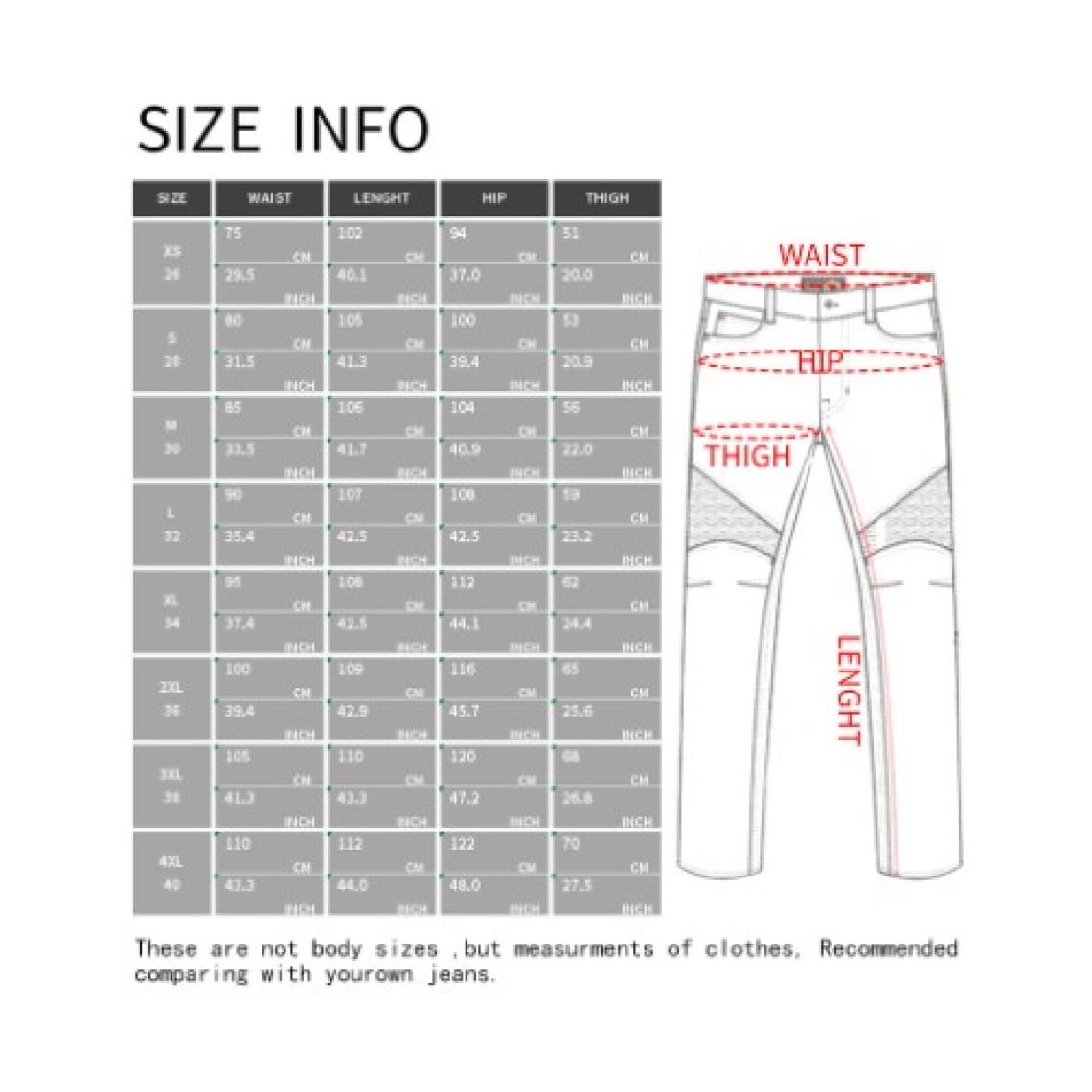 Erkek Dört Mevsim Streç Denim Motosiklet Pantolonu (Yurt Dışından)