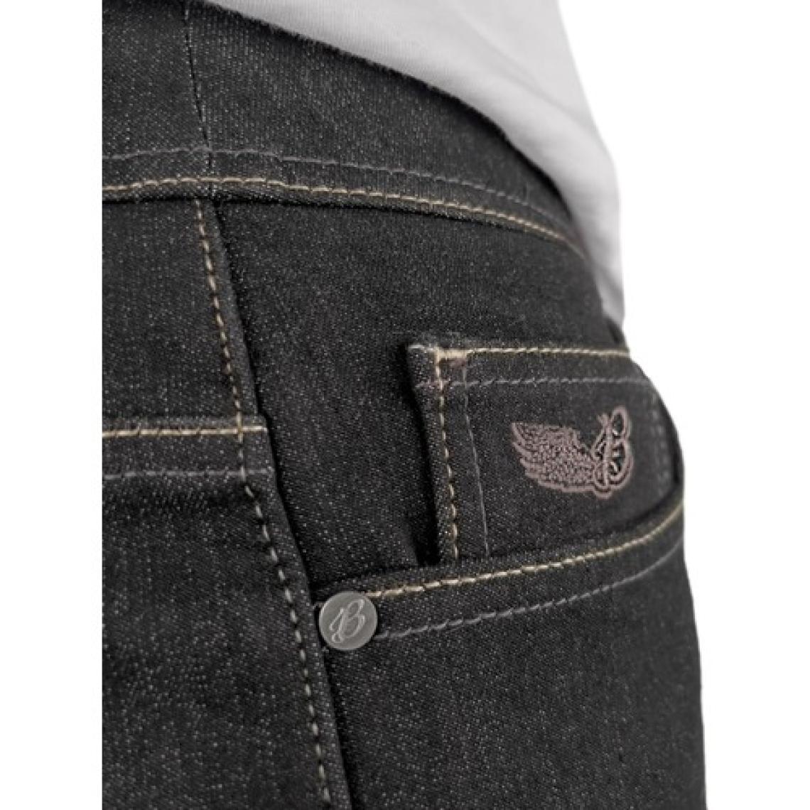 The Biker Jeans City Biker Cold Killer Black Korumalı Motosiklet Kot Pantolonu