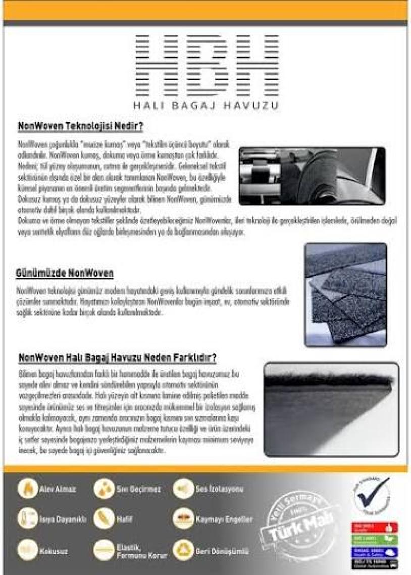 Öz-İş Citroen C5 Aircross Üst Raf Halı Bagaj Havuzu