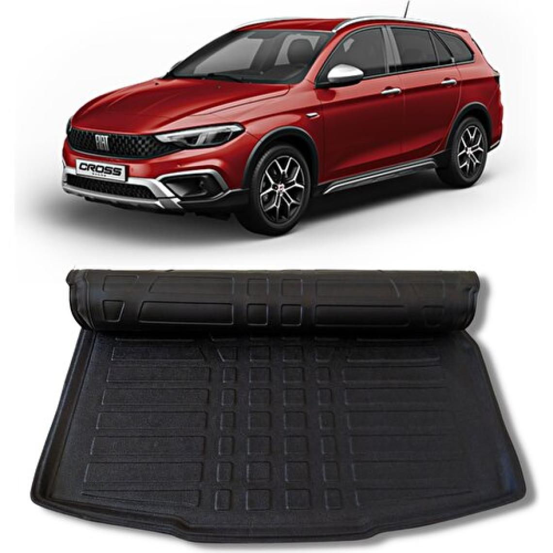 Wöller Fiat Egea Cross Wagon Bagaj Havuzu 2022 Sonrası 3D Wöller Ultraflex Esnek