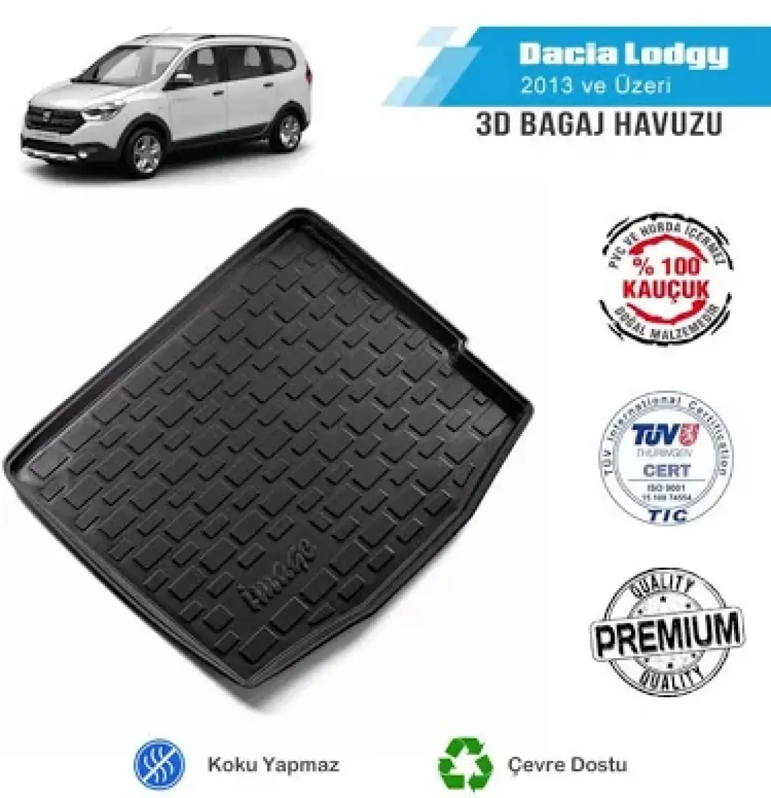 Rnport Dacia Lodgy 5 Koltuk 2013-2020 Bagaj Havuzu