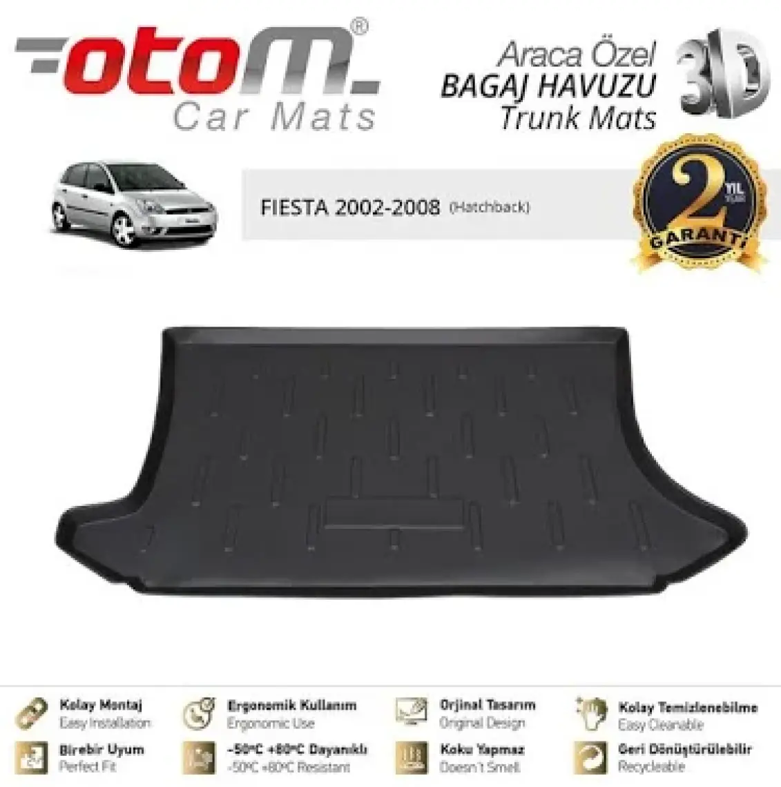 Autoarti Ford Fiesta Bagaj Havuzu 2002/2008-9007565